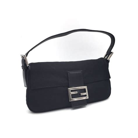 fendi baguette bag vintage black|fendi baguette size chart.